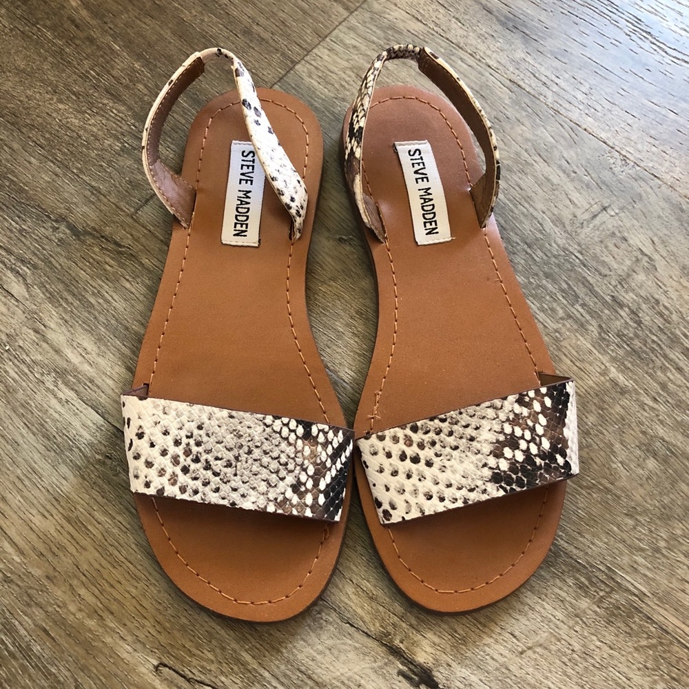 Steve Madden Snake Skin Sandals